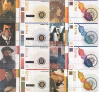 Бугенвиль набор из 4-х банкнот 2016 год Великие художники. Часть II