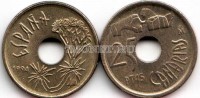 монета Испания 25 песет 1994 год Канарские острова