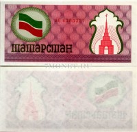 банкнота Татарстан 100 рублей 1991 - 1992 год 