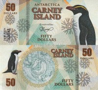 бона Остров Карней 50 долларов 2016 год