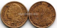 монета Камерун 50 сантим 1926 год