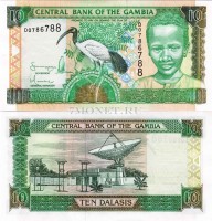 бона Гамбия 10 даласи 2001 год