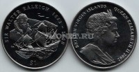монета Виргинские острова 1 доллар 2002 год сэр Уолтер Рэли