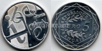 монета Франция 5 евро 2013 год серия «Ценности Французской республики» - «LIBERTE» («Свобода»)