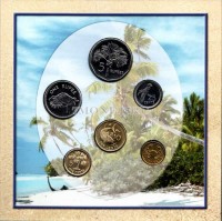 Сейшельские острова (Сейшелы) набор из 6-ти монет 2004-2010 год в буклете
