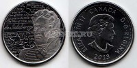 монета Канада 25 центов 2013 год Война 1812 года. Герой подполковник Шарль-де-Мишель Салаберри