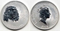 монета Соломоновы острова 25 долларов 2006 год собаки. Коккер Спаниель