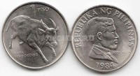 монета Филиппины 1 песо 1984 год
