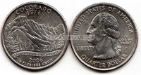 США 25 центов 2006 год Колорадо