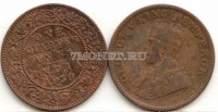 монета Британская Индия 1/4 анна 1936 год Георг V