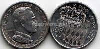 монета Монако 1/2 франка 1965-1982 годы Ренье III, 13-й князь Монако
