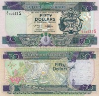 бона Соломоновы острова 50 долларов 1996 год
