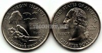 США 25 центов 2009 год Вирджинские острова