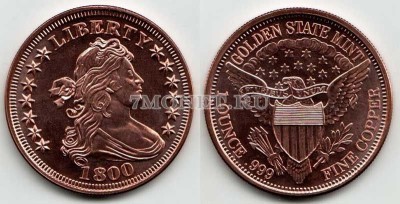жетон США медь