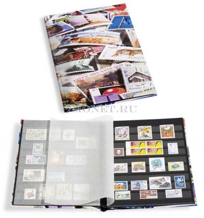 Кляссер для марок, 16 листов формата А4 (STAMP S4/16)