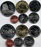 США индейская резервация набор из 6-ти монет 2014 год