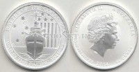 монета Австралия 50 центов 2014 год Битва в Коралловом море