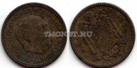 монета Испания 1 песета 1947 год
