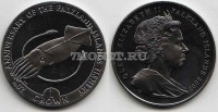 монета Фолклендские острова 1 крона 2007 год кальмар