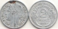 монета Франция 2 франка 1948 год