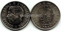 монета Швеция 2 кроны 1968 год
