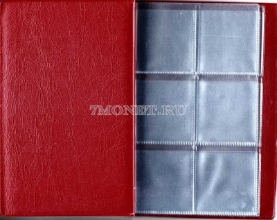 карманный альбом для 60 монет в холдерах