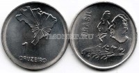 монета Бразилия 1 крузейро 1972 год 150 лет Декларации о независимости