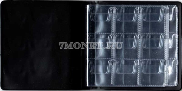 карманный альбом для 72 монет, ПВХ