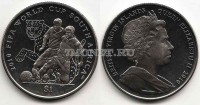 монета Виргинские острова 1 доллар 2010 год чемпионат мира по футболу в ЮАР