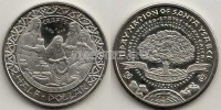 Монетовидный жетон США 1/2 доллара 2012 год серия "Индейская Резервация Санта-Исабель"