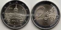 монета Германия 2 евро 2018 год Берлин, мон. двор D