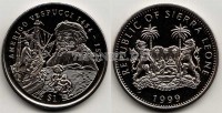 монета Cьерра-Леоне 1 доллар 1999 год Америго Веспуччи