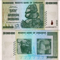бона Зимбабве 50 миллионов долларов 2008 год