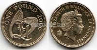монета Гернси (в составе Великобритании) 1 фунт 2006 год