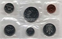 Канада годовой набор из 6-ти монет 1985 год в банковской запайке