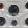 Канада годовой набор из 6-ти монет 1985 год в банковской запайке