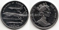 монета Остров Мэн 1 крона 1995 год Самолёты Второй мировой войны - Дуглас ДС-3 Дакота