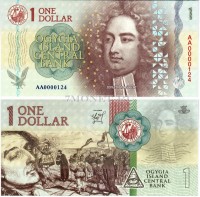 бона Остров Огигия 1 доллар 2019 год Джонатан Свифт