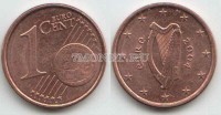 монета Ирландия 1 евроцент