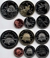 США набор из 6-ти монет 2015 год племя Ямул