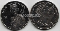 монета Виргинские острова 1 доллар 2012 год жизнь королевы Елизаветы II
