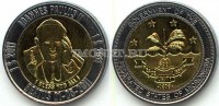 монета Микронезия 1 доллар 2011 год Иоанн Павел II
