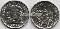 монета Куба 3 песо 2002 год Че Гевара