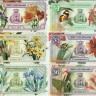 Индийский океан набор из 6-ти банкнот 31 - 36 долларов 2019 год Насекомые