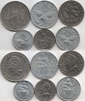 Новая Каледония набор из 6-ти монет