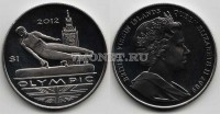 монета Виргинские острова 1 доллар 2012 год олимпиада - гимнастика