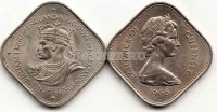 монета Гернси 10 шиллингов 1966 год