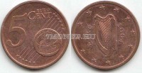 монета Ирландия 5 евроцентов
