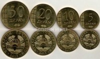 Таджикистан набор из 4-х монет 2015 года