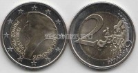 монета Словения 2 евро 2008 год Примож Трубар